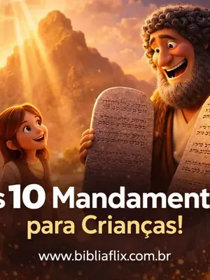 Desenho bíblico: Os 10 mandamentos