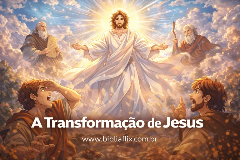 Anime bíblico: A Transfiguração de Jesus!
