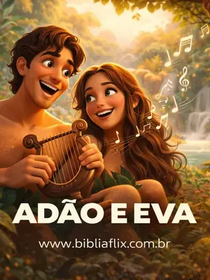 Desenho bíblico: Adão e Eva